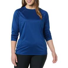 Amazon Essentials Women's Rash Guard Long Sleeve, Navy