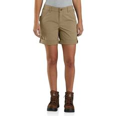 Work Clothes Carhartt Rugged Flex Ripstop Five-Pocket Short - Dark Khaki