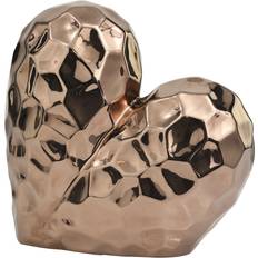 Deco 79 Ceramic Heart Decorative Sculpture 12" Figurine