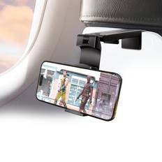Chargeworx Universal Phone Holder for Car, Desk, Train, Home, Foldable Airplane Phone Holder for Seatback with Clamp Up to 8.5 inches Use in Landscape or Portrait Fits Phones Up to 4" Wide