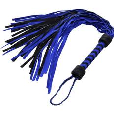 Strict Leather Black and Blue Suede Flogger