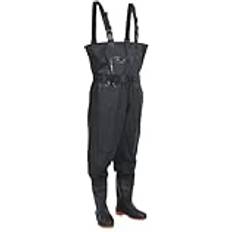 Viskleding vidaXL Waadpak Met Laarzen En Riem Maat 42 Zwart