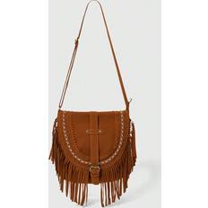 Faux Suede Handbags Romwe Bohemian Style Fringe Decor Tote Bag - Multi-Purpose