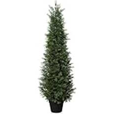 Fopamtri Plants Outdoor 120 cm Cypress Tree Artificial Plant