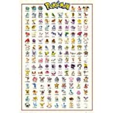 GB Eye Öga Pokémon Kanto 151 61 x 91.5 cm Poster