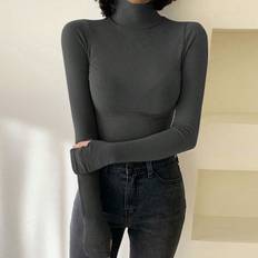 Women's Autumn High Neck T-Shirt