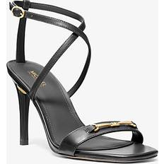 Sandales à talons Michael Kors Lena Sandale En Cuir - Noir
