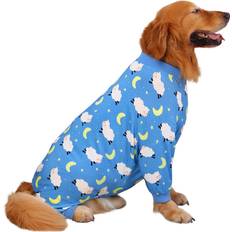 Pets HDE Dog Pajamas One Piece Jumpsuit 2XL