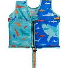 SwimWays Swim Vest, Coast Guard Approved Life Vest Kids Life Jacket, Pool Floats & Life Jackets for Kids 33-55 lbs, Shark