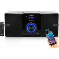 Micro stereo hifi Lonpoo Compact Micro Hi-Fi Stereo System 40W