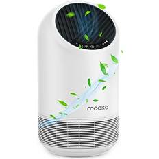 Mooka Air Purifiers for Large Room, H13 HEPA Air Purifiers for Pets Allergies Smoke Mold, Air Cleaner for Bedroom Office Kitchen Living Room