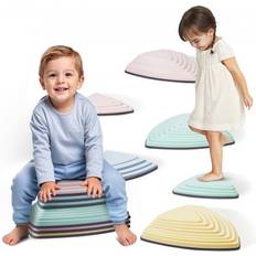 Palle da gioco VEVOR Kids Balance Stepping Stones 6 pcs