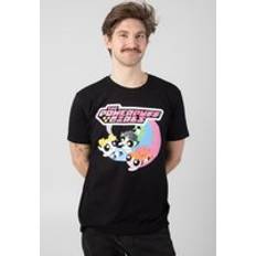 Powerpuff Girls Cartoon Network Unisex T-Shirt - Trio Flying Logo