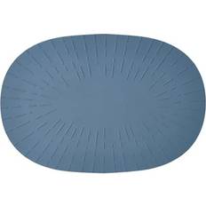 Leather Place Mats aida Confetti Table Blueberry Place Mat Blue