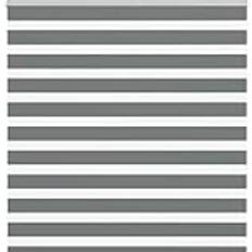 Gardiner & Tillbehör vidaXL Rullgardin Zebra Mörkgrå 140x150 cm