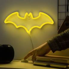 Gula Väggarmaturer Paladone Batman Wall Mountable LED Neon Light Väggarmatur