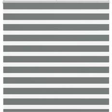 Gardiner & Tilbehør vidaXL Zebragardin Mørkegrå 145x100 cm Polyester