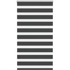Gardiner & Tillbehör vidaXL Rullgardin Zebra Svart 70x100 cm Tyg Bredd 65,9 cm Polyester