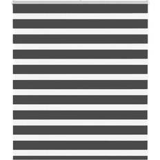 Gardiner & Tillbehör vidaXL Rullgardin Zebra Svart 120x100 cm Tyg 115,9cm Polyester