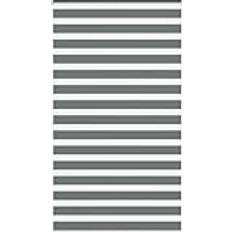 Gardiner & Tillbehör vidaXL Rullgardin Zebra Mörkgrå 130x200 cm Tyg 125,9cm Polyester