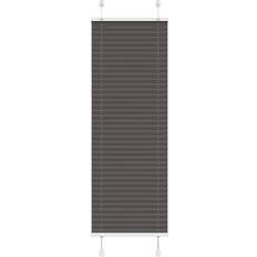 Gardiner & Tillbehör vidaXL Plisserad Persienn Svart 50x100 cm Tyg 49,4 cm Polyester