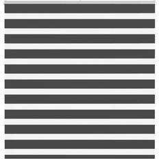 Gardiner & Tilbehør vidaXL Zebragardin Sort 145 x 150 cm Polyester