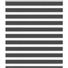 Gardiner & Tillbehör vidaXL Rullgardin Zebra Svart 120x150 cm Tyg 115,9 cm