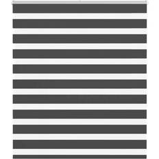 vidaXL Zebra Blind Black Fabric 130 x 150 cm