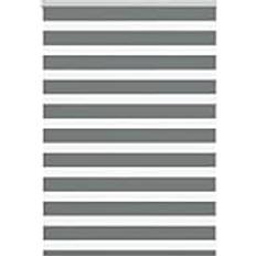 vidaXL Zebragardin Mørkegrå 105x100 cm Polyester