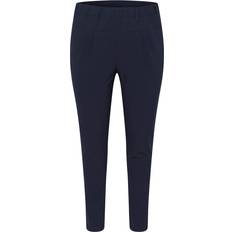 Jia Slim Leg Trousers - Navy