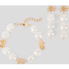Guld Smyckesset Karl Lagerfeld Autograph Pearls Smyckeset