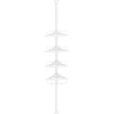 White Shower Caddies Belfry Bathroom Tension Shower Caddy White
