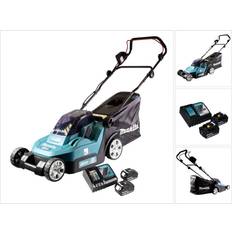 Makita Akku-Rasenmäher Makita DLM 432 RT2 Akku Rasenmäher 36 V Akku-Rasenmäher
