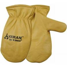 Battery Heated Mittens Kinco Medium Tan Cowhide Mitten - Medium Tan