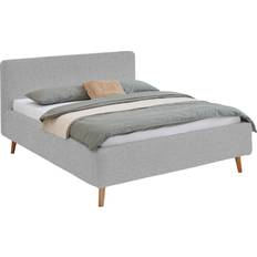 Betten-Sets Meise Möbel Polsterbett Grau 180 x 200 cm Betten-Sets