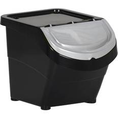 vidaXL Stapelbara Soptunnor Med Lock Set of 3