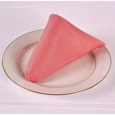 Pink Cloth Napkins Symple Stuff 100% Polyester 200GSM Napkins 10PC - Cloth Napkin Pink