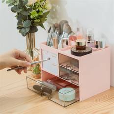 Pink Desktop Organizers Latitude Run Desk Organizer With Pen Holder 10cm W x 10cm D