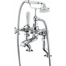 Whitestone Gretel Deck Mounted Bath Shower Mixer Chrome