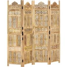 Beige Room Dividers Bloomsbury Market Hagop Folding Beige 160 cm W Room Divider