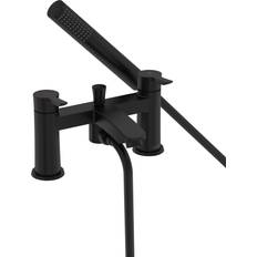 Bristan Black Taps Bristan APELO 2 Handle Bath Shower Mixer 10.5 cm Black