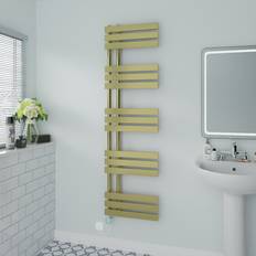 Heated Towel Rails Ivy Bronx Prefilled Thermostatic Heated Towel Rail 160 x 45 x 7.35 in