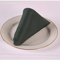 Green Cloth Napkins Symple Stuff 100% Polyester 200GSM Napkins 100PC Dark Cloth Napkin Green (53.34x)