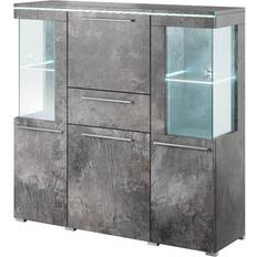 Metro Lane Grey 128cm H X 130cm W X 39cm D Sideboard