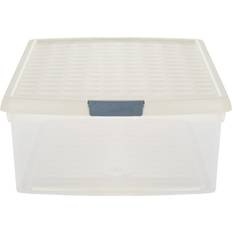 Rectangular Storage Boxes Rectangular Plastic with Lid 4x 30L Storage Box