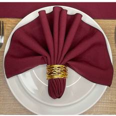 Red Cloth Napkins Fairmont Park Atara 4 Piece Set Burgundy Cloth Napkin Red