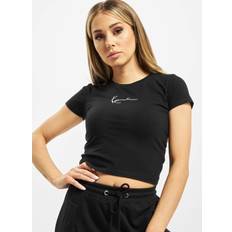 Karl Kani T-shirts Karl Kani Signature Crop Tee - Svart/Vit