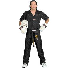 Black Martial Arts Uniforms Top Ten Adult Mesh Kickboxing Pants 190 6 pcs