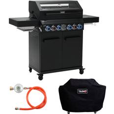 Taino Yamara Dark 4+2 Gasgrill Stahl 4 Brenner