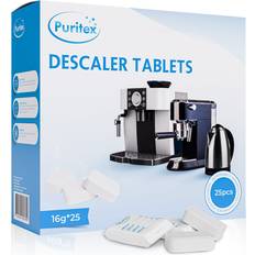 Avkalkningstabletter Puritex Avkalkningstabletter för Kaffe- och Espressomaskiner 25 St